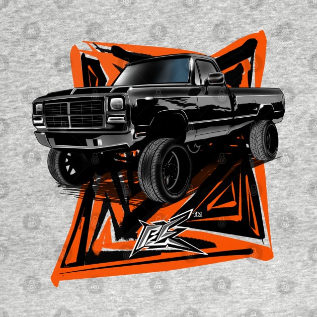 dodge first gen truck black by naquash